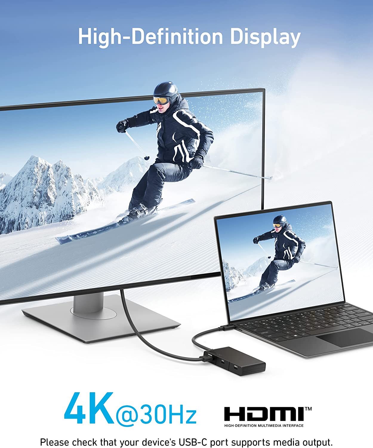 Anker USB-C Hub (5-in-1, 4K, HDMI) User Manual Anker USB-C Hub (5-in-1, 4K, HDMI) User Manual