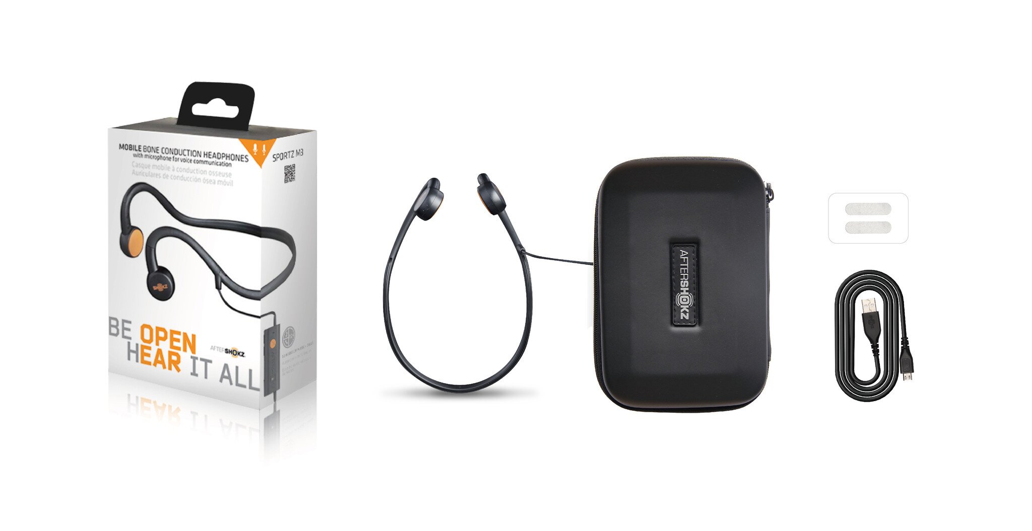 Buy Shokz Sportz M3 (with mic) Wired Bone Conduction Headphones online