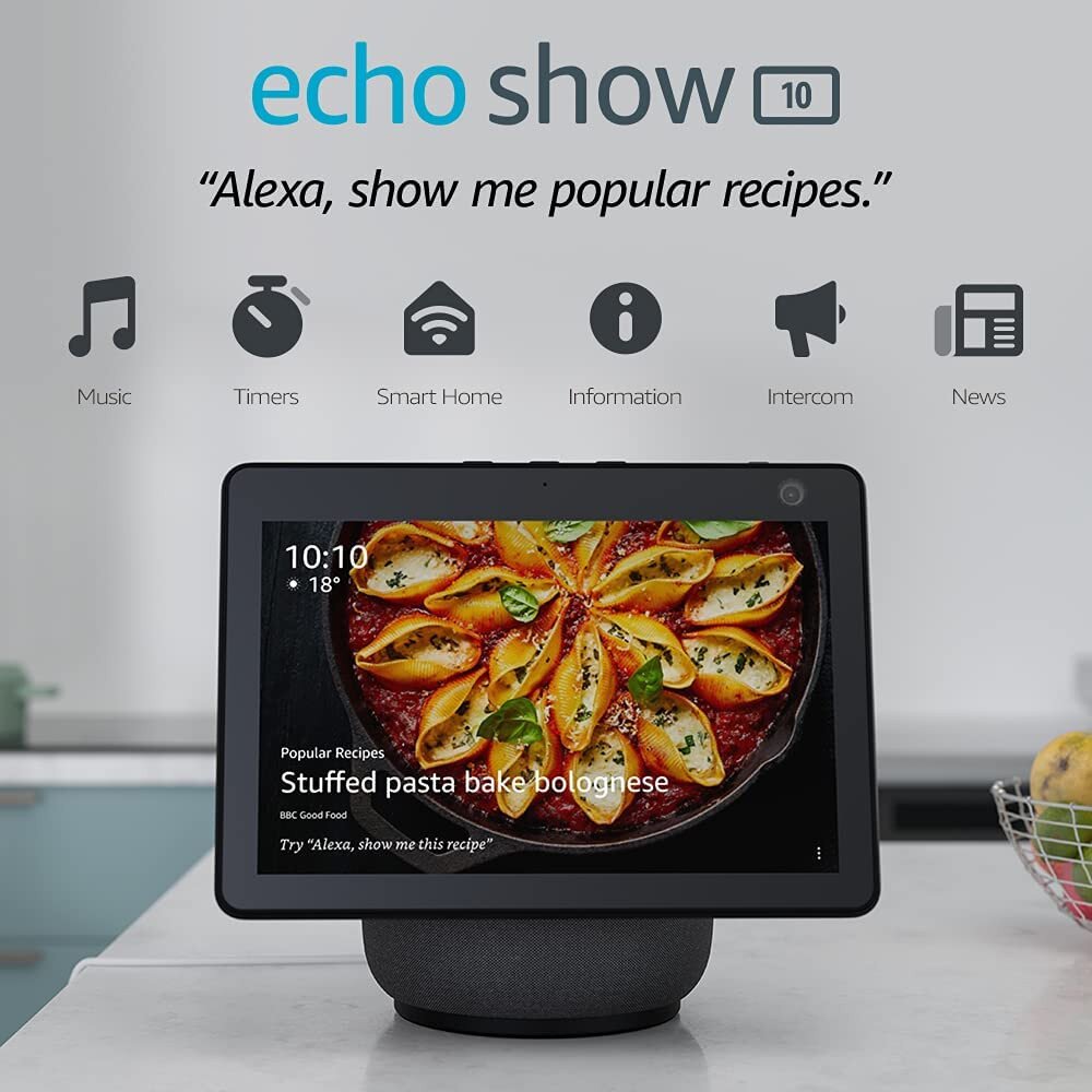 Buy Amazon Echo Show 10 (3rd Gen) HD Smart Display with Motion and ...