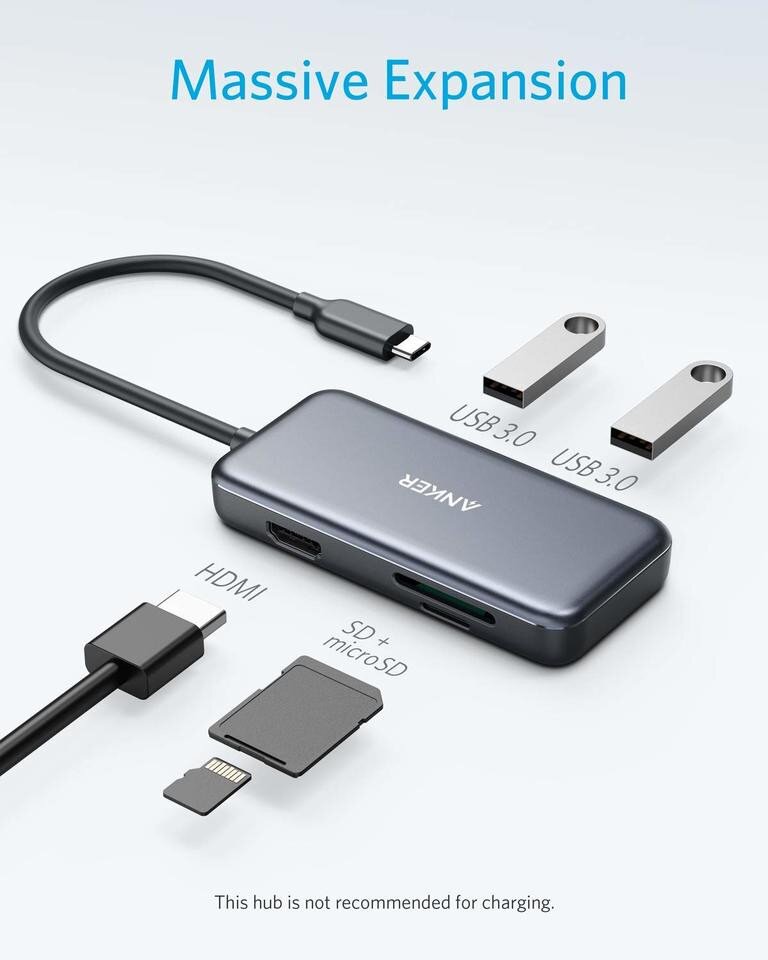 Buy Anker 5-in-1 USB C Hub/Adapter online in Pakistan - Tejar.pk
