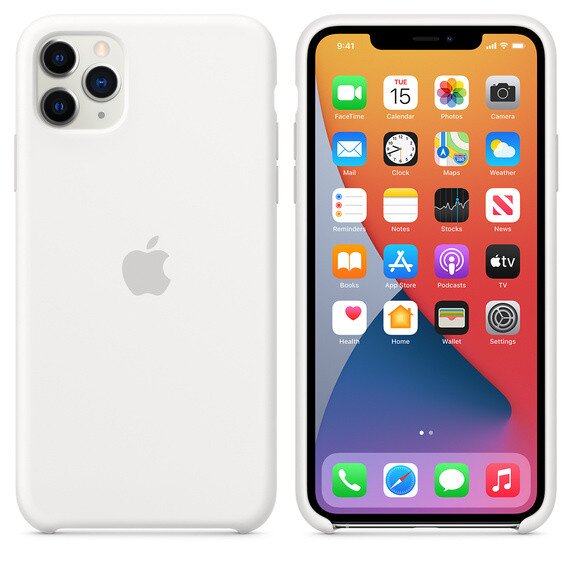 Buy Apple Iphone 11 Pro Max Silicone Case White Online In Pakistan Tejar Pk