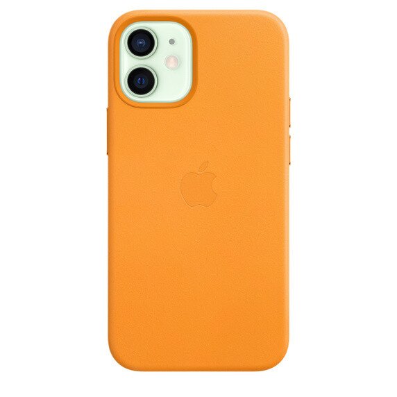 Buy Apple iPhone 12 Mini Leather Case with MagSafe - California Poppy ...