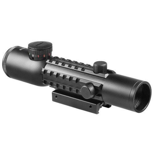 Buy Barska 4x28mm Ir Electro Sight Multi Rail Tactical Rifle Scope Red