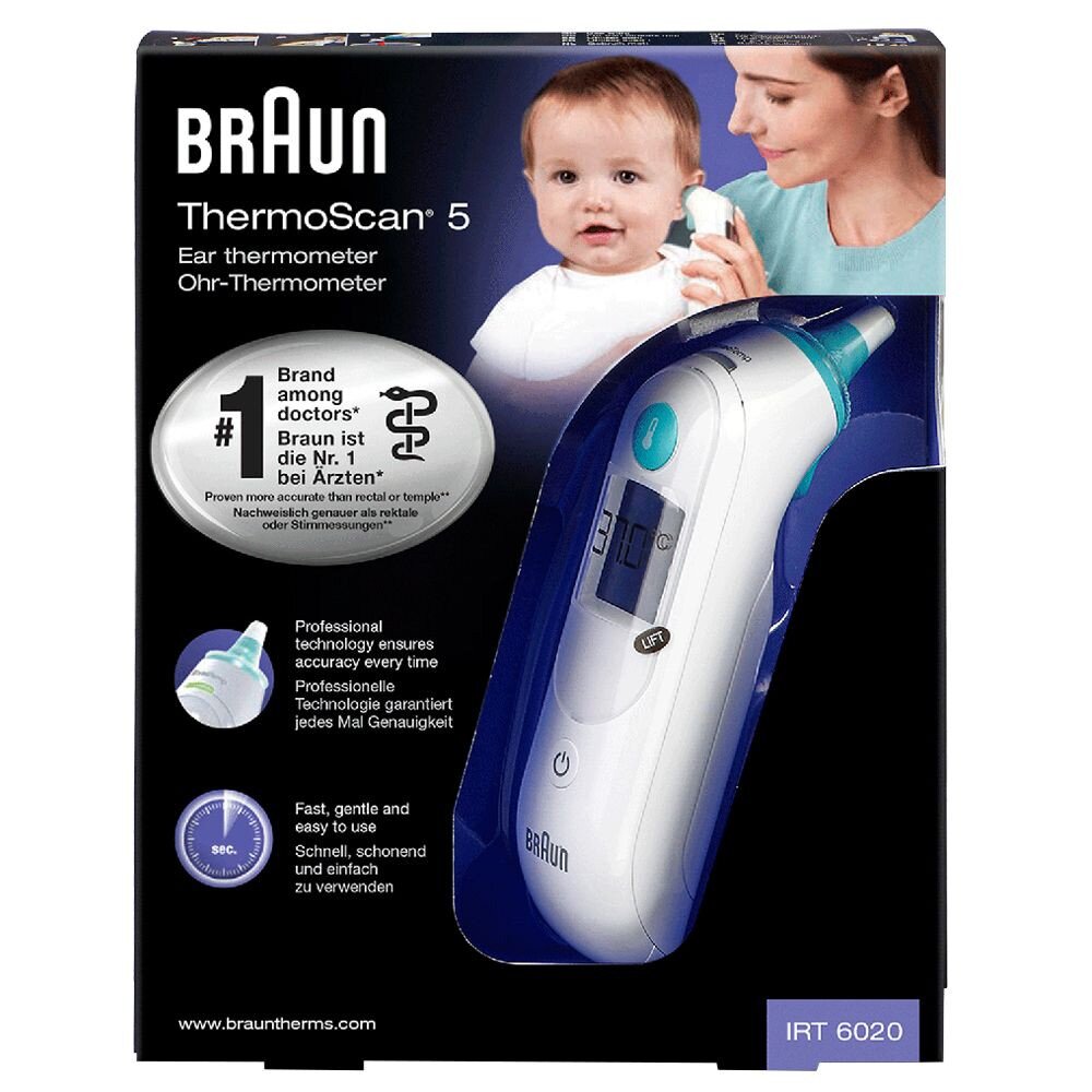 Buy Braun ThermoScan 5 Ear Thermometer online in Pakistan Tejar.pk