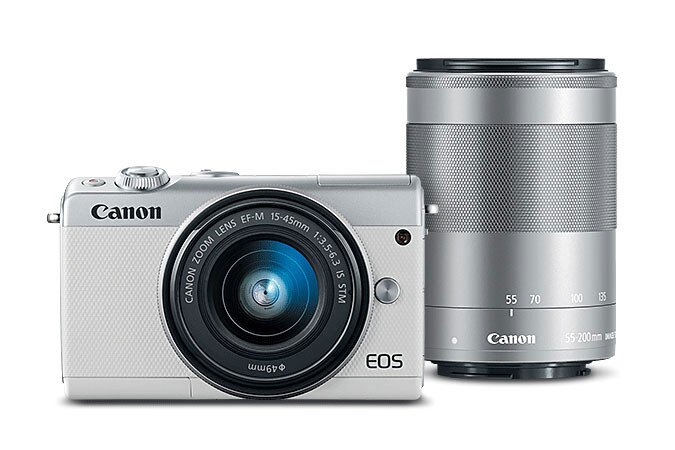 Buy Canon EOS M100 EF-M 15-45mm & EF-M 55-200mm IS STM Kit online in