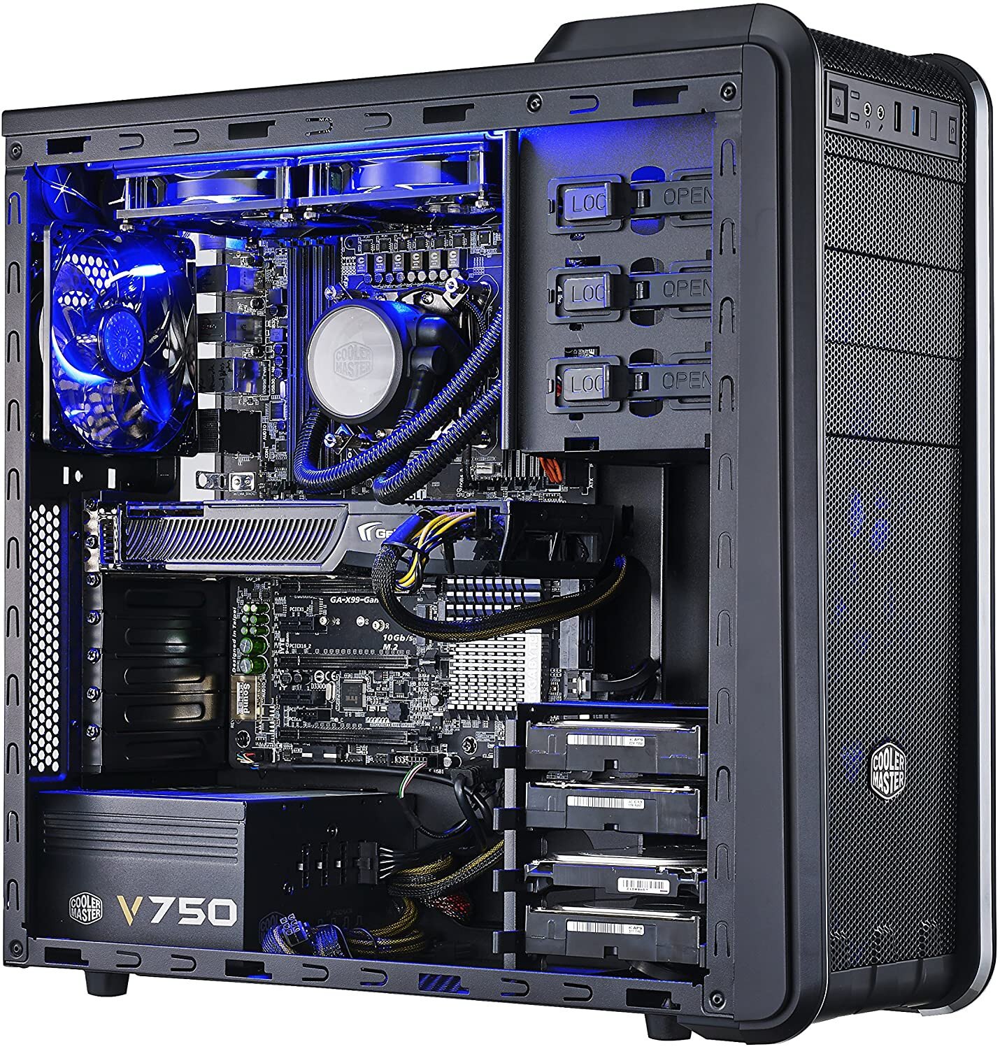 Buy Cooler Master CM 590 III Mid Tower Computer Case - Black online in ...