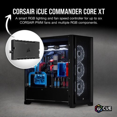 Buy Corsair iCUE COMMANDER CORE XT Smart RGB Lighting and Fan Speed ...