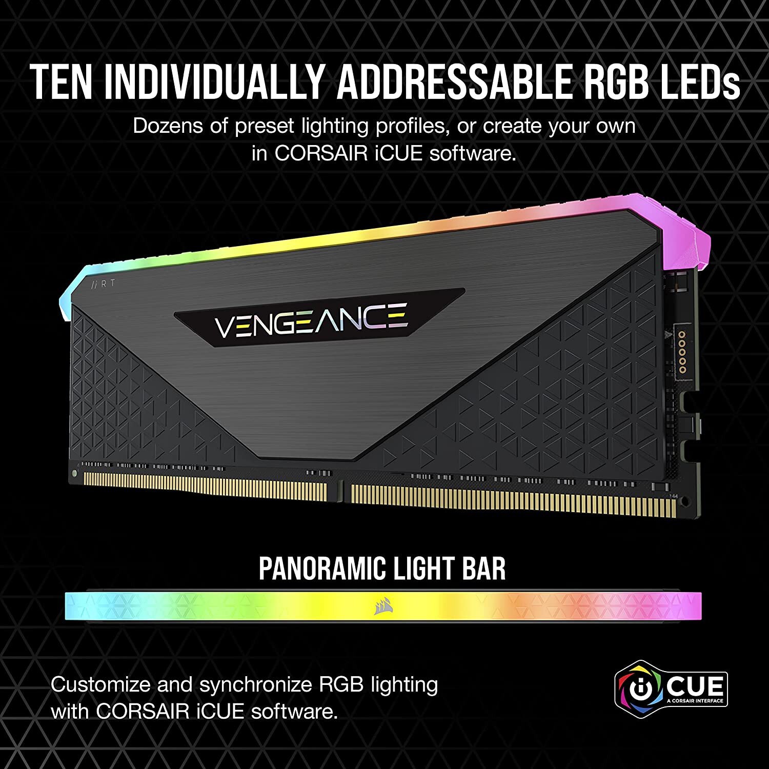 Buy Corsair Vengeance RGB RT 32GB 2 X 16GB DDR4 DRAM 3600MHz C18 