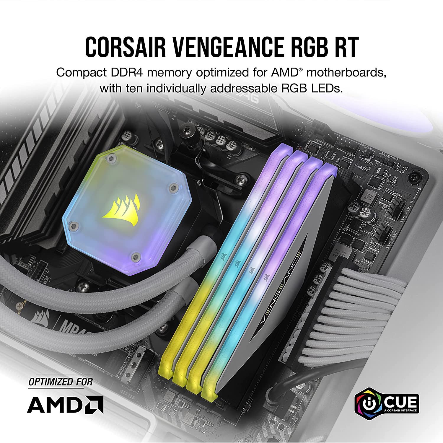 Buy Corsair Vengeance RGB RT 32GB 2 X 16GB DDR4 DRAM 3200MHz C16 