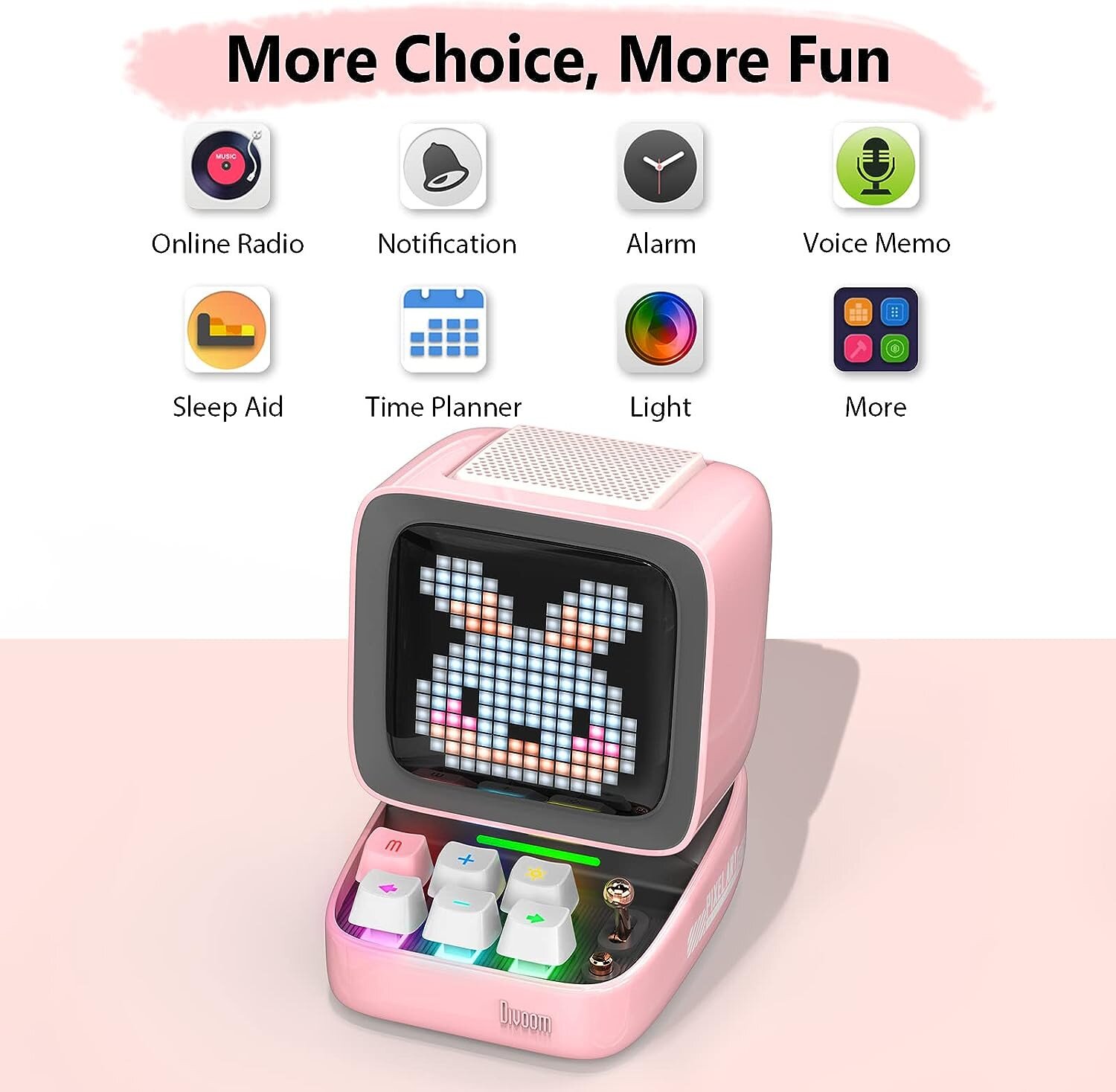 Buy Divoom Ditoo-Pro Retro Pixel Art Bluetooth Speaker online in ...