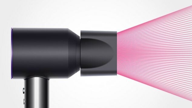 Buy Dyson Supersonic Hair Dryer Black/Purple With Black Case online in