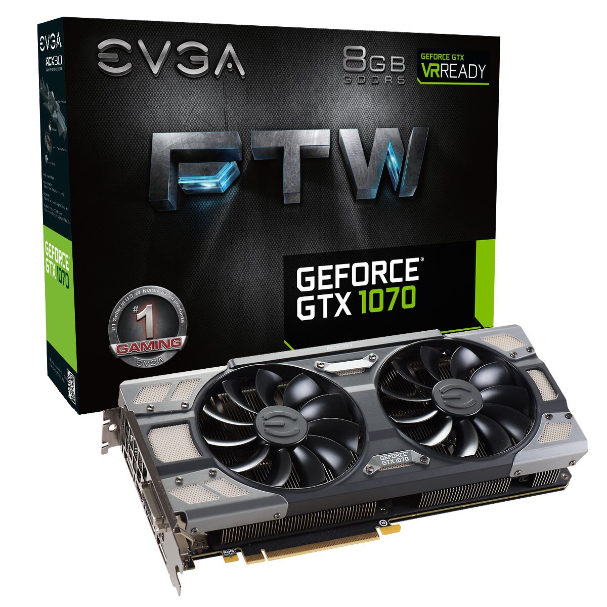 Buy EVGA GeForce GTX 1070 FTW Gaming, 8GB GDDR5, ACX 3.0  RGB LED Graphics  Card online in Pakistan - Tejar.pk