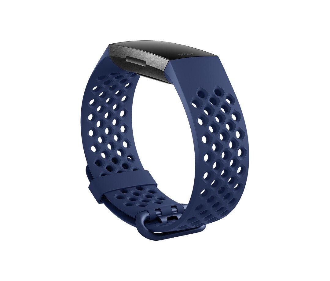 Buy Fitbit Charge 4 & Charge 3 Sport Band - Large - Navy online in ...