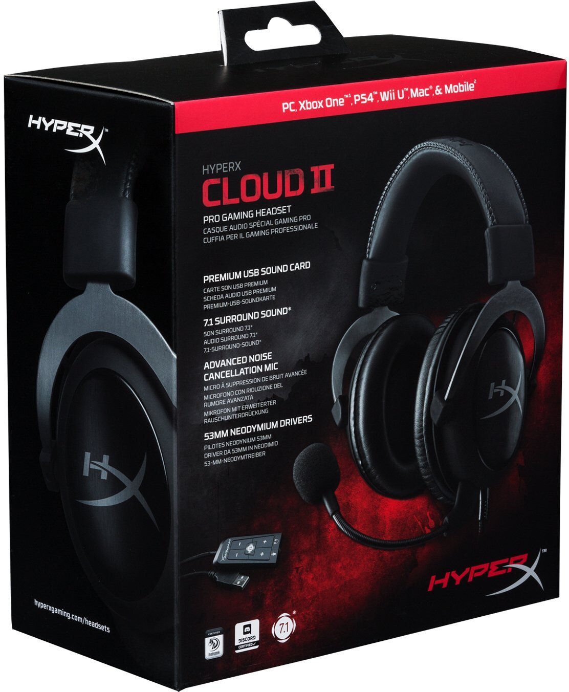 Buy HyperX Cloud II Wired Gaming Headset online in Pakistan - Tejar.pk