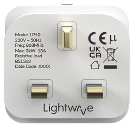 Buy Lightwave Smart Plug-in with Energy Monitoring - Single online in ...