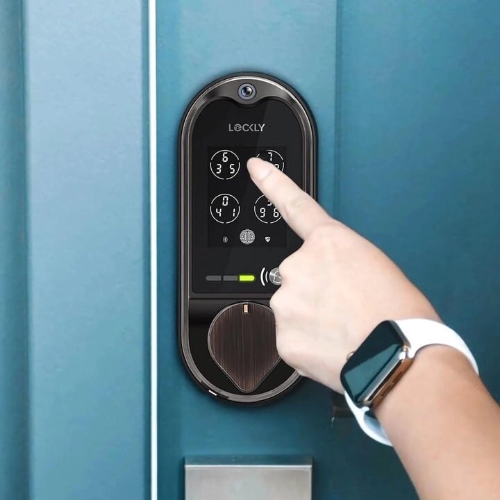 Lockale Camera Buy Lockly Vision The First-Ever Doorbell Camera Smart Lock - Venetian ...