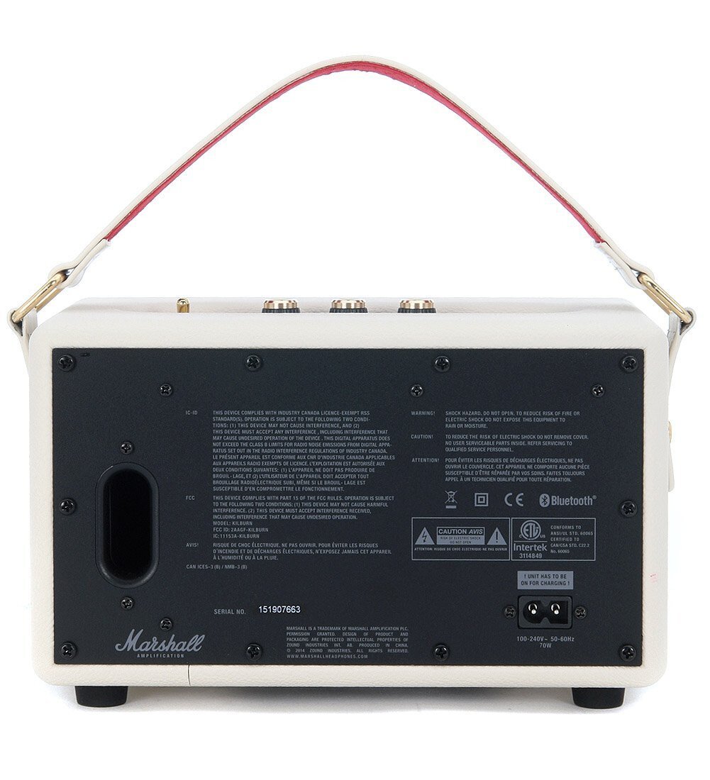 Buy Marshall Kilburn Portable Bluetooth Speaker Cream online in