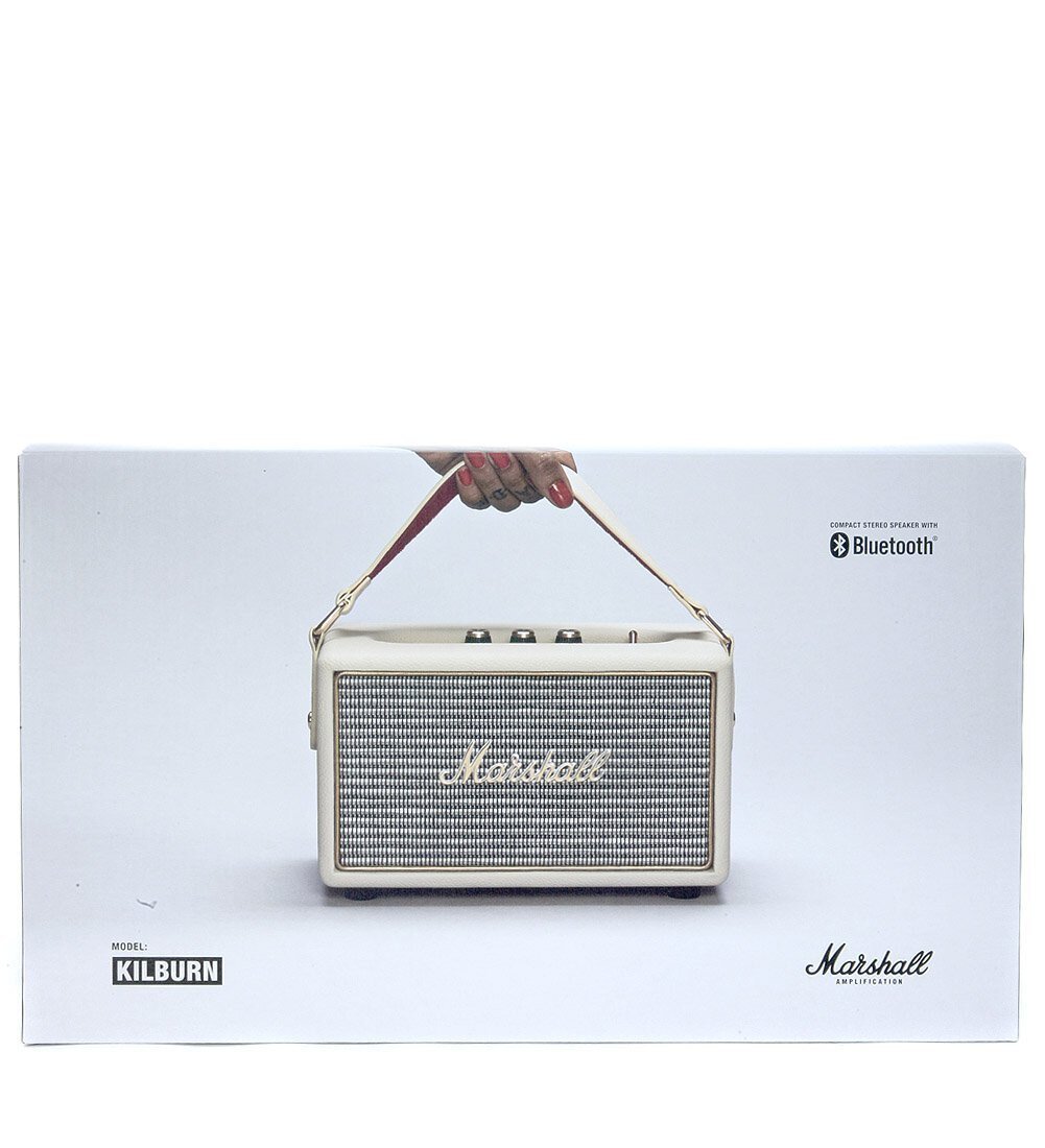 Buy Marshall Kilburn Portable Bluetooth Speaker Cream online in
