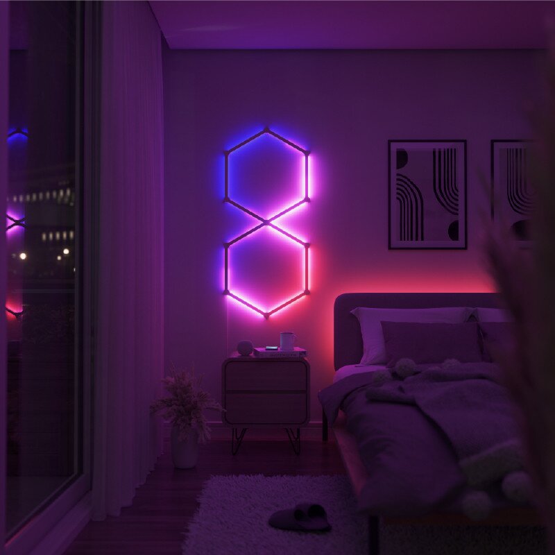 Buy Nanoleaf Lines Modular Color Changing Backlit Smart LED online in ...
