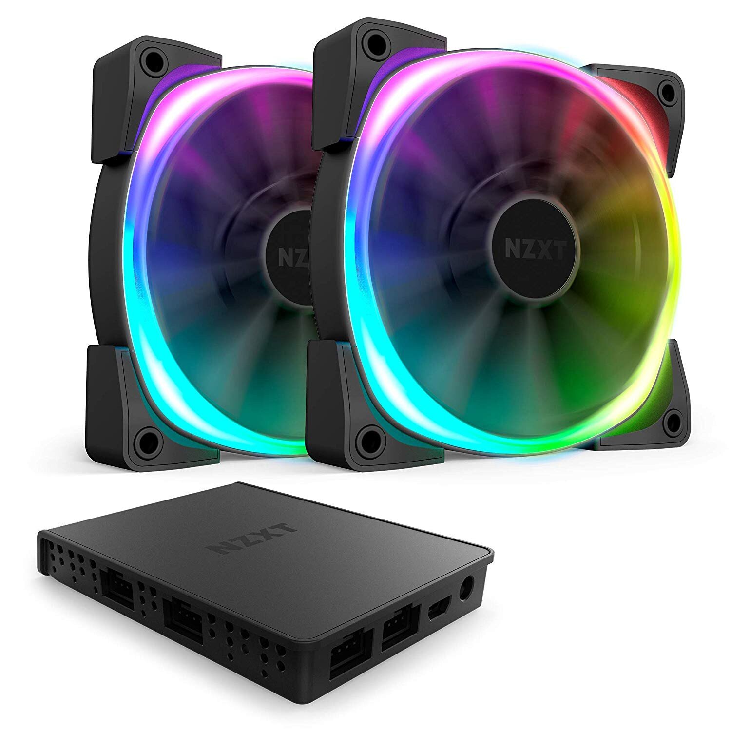 Buy NZXT Aer RGB 2 Starter Kit RGB Fans with HUE 2 Controller