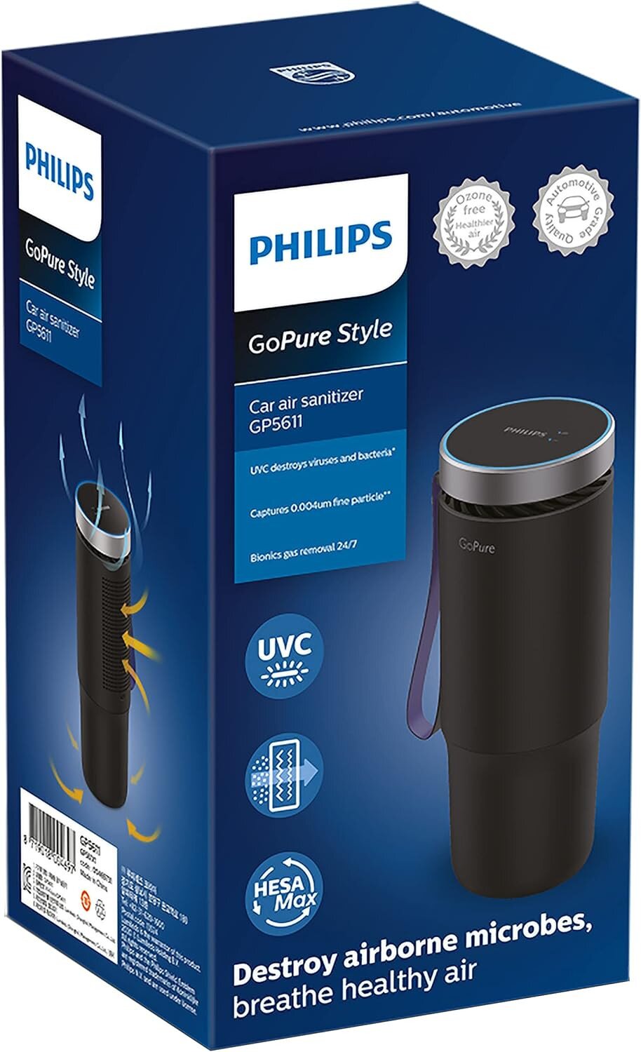 Buy Philips GoPure Style GP5611 Car Air Purifier online in Pakistan ...