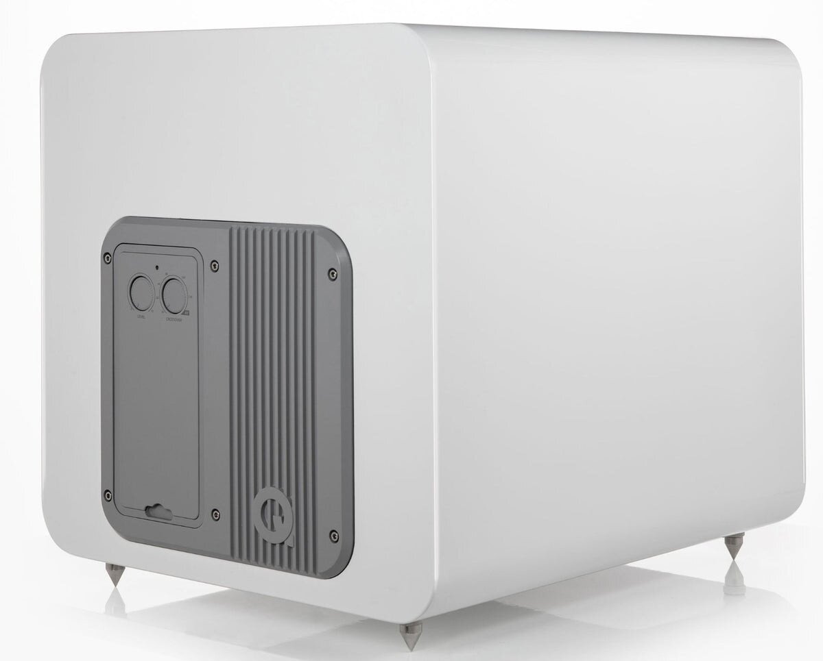 Q Acoustics Q B12 Subwoofer Schwarz - 220W, 30,5cm Für Heimkino