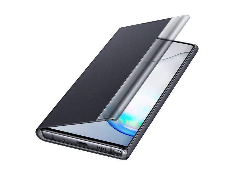 US Version with Warranty - EF-ZN970CSEGUS S-View Flip Cover Silver Samsung Galaxy Note10 Case 