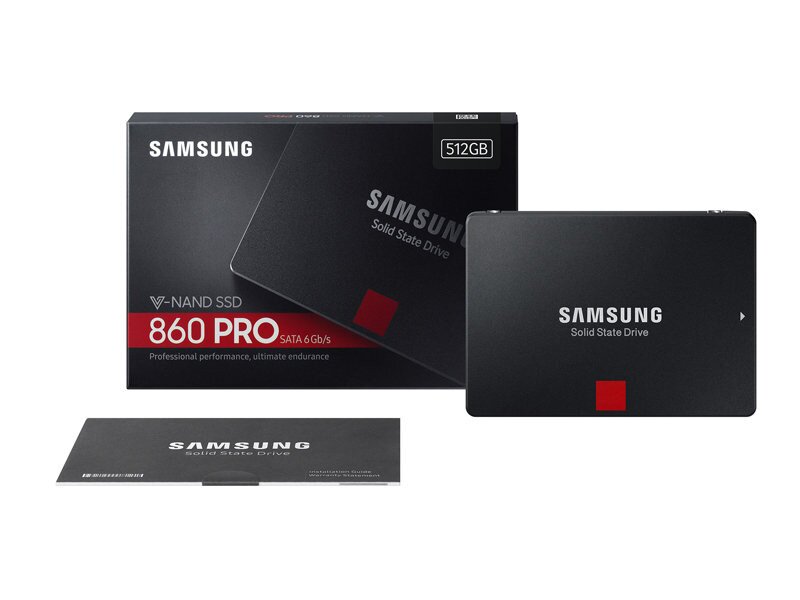 ②-WA593-SAMSUNG SATA 512GB 2.5 SSD 1点 SAMSUNG 860 Pro Series 2.5