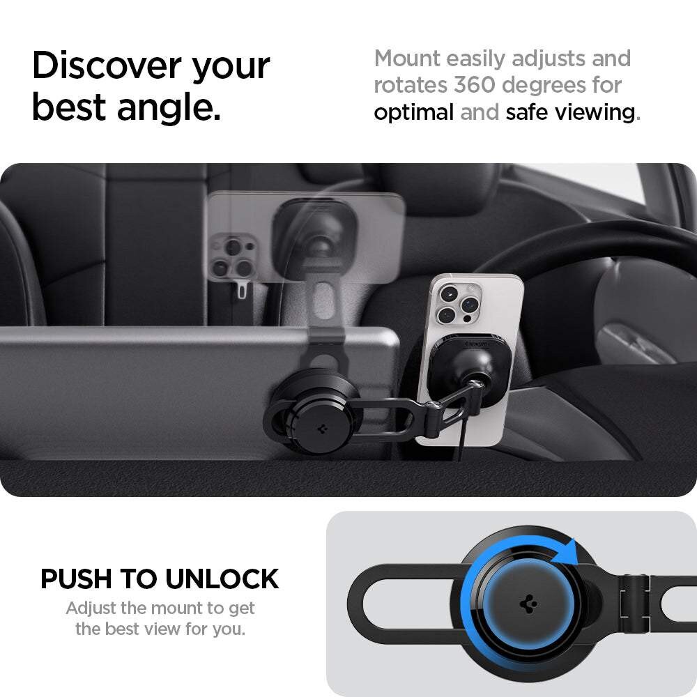 Buy Spigen OneTap Pro MagSafe Car Mount + Charger for Tesla Models