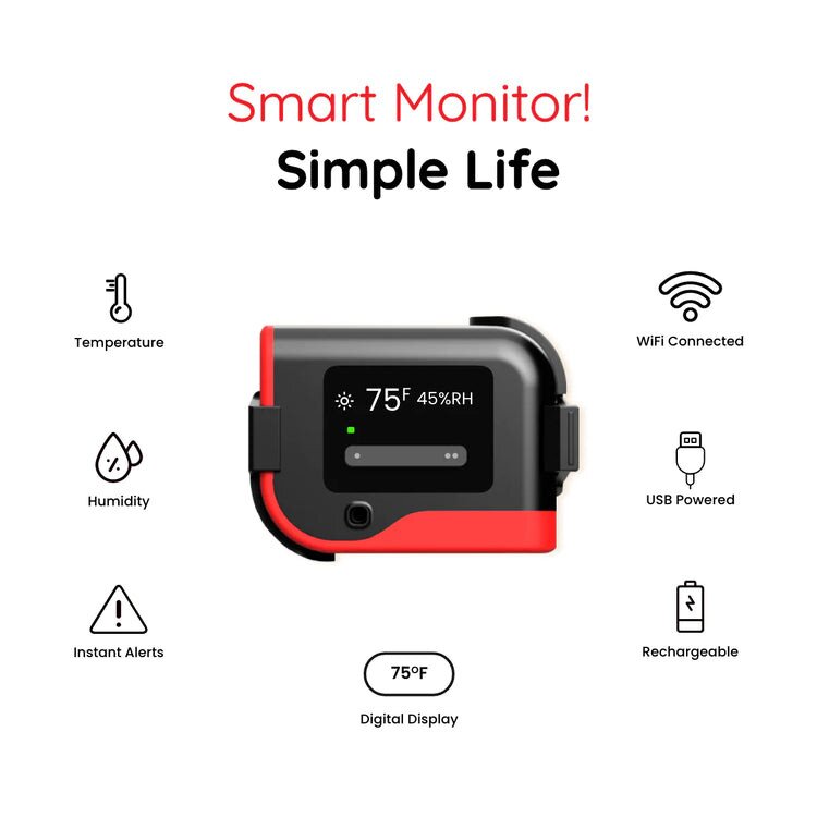 Buy tempCube Wifi Temperature and Humidity Sensor Monitoring online in ...