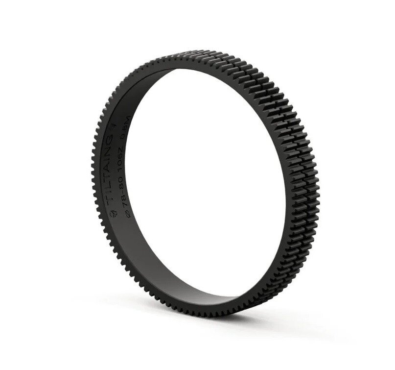 SMALLRIG 360° Naadloze Focus Gear Ring 78-80mm – Compatibel Met Follow Focus Systemen, 0.8 Mod, Voor DSLR En Videocamera's (3295)