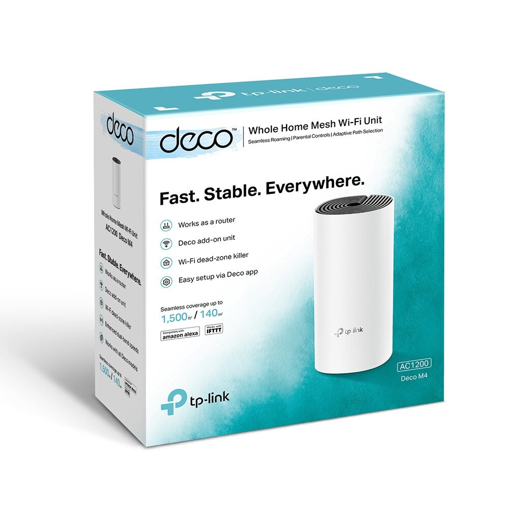 Buy TP Link Deco M4 V1 AC1200 Whole Home Mesh WiFi System Online In
