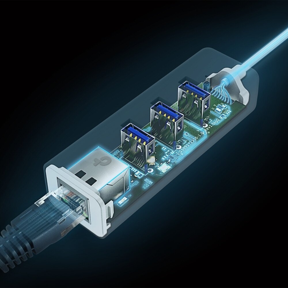 Buy TP-Link UE330C USB Type-C 3-Port Hub & Gigabit Ethernet Adapter ...