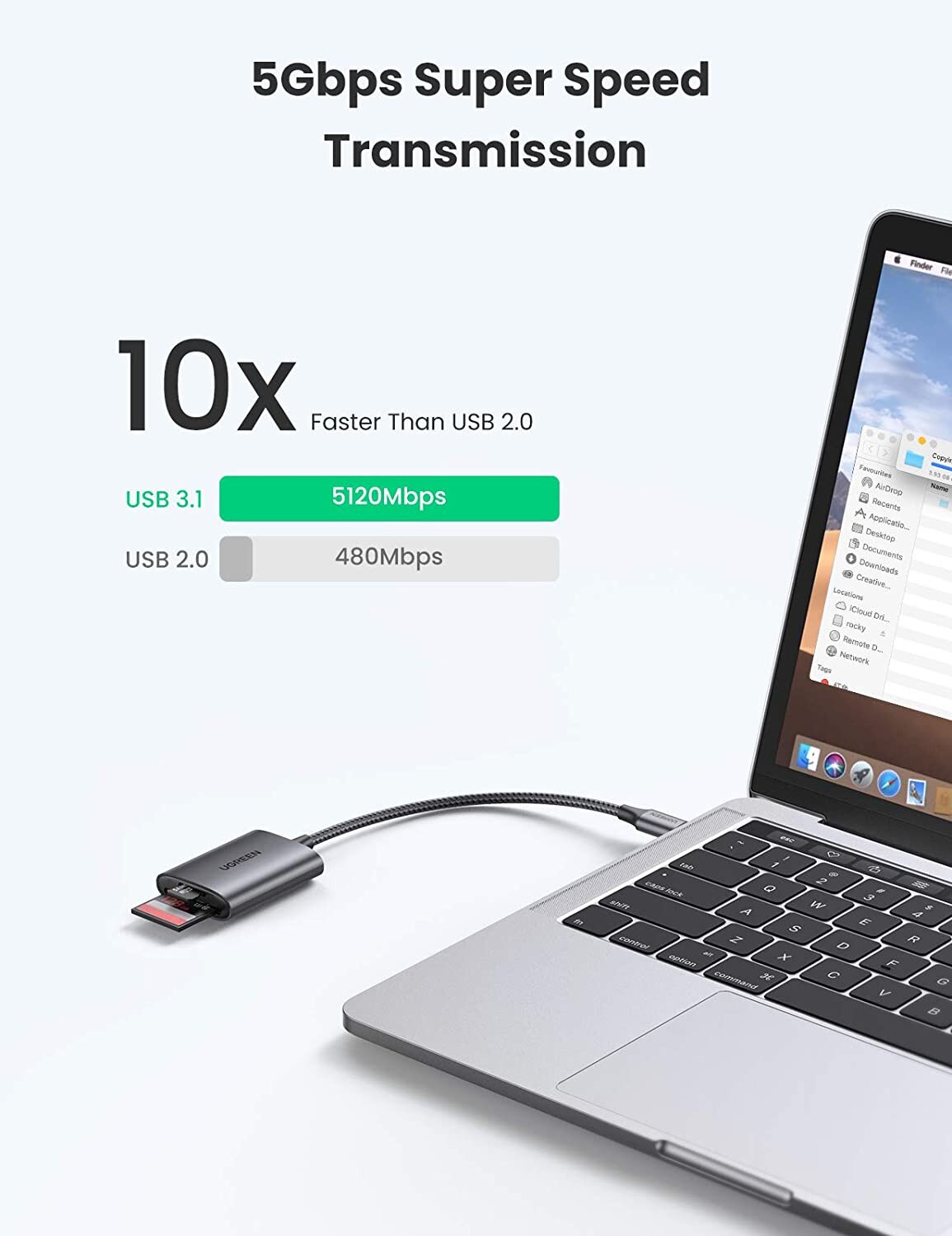 Buy Ugreen 2in1 USB C Micro SD Card Reader online in Pakistan Tejar.pk