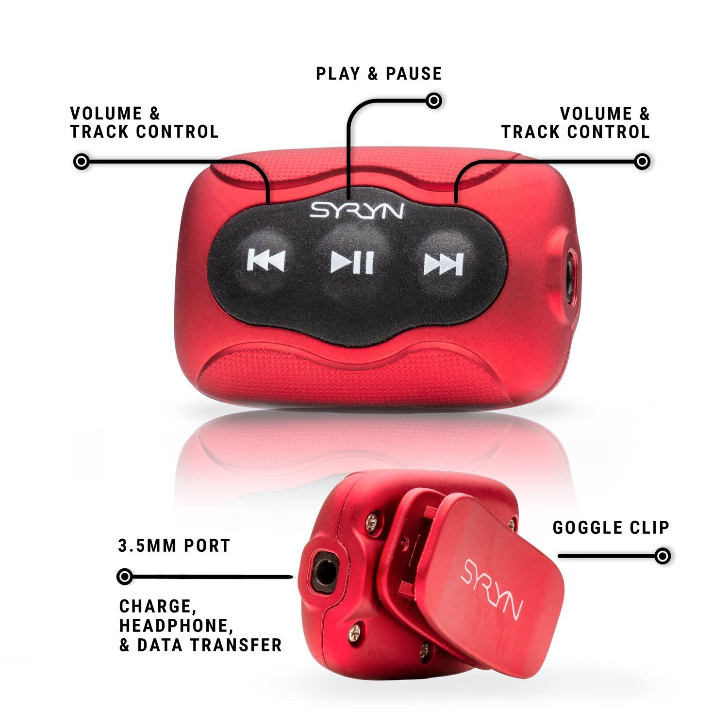 Buy Underwater Audio SYRYN Waterproof MP3 Player Swimbuds Fit online
