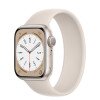 Apple Watch Series 8 - 41mm Starlight Aluminum Case with Starlight Solo Loop - Size-3