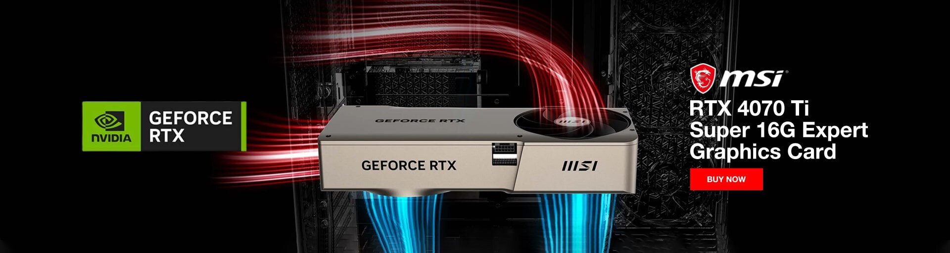 MSI GeForce RTX 4070 Ti Super 16G Expert Graphics Card