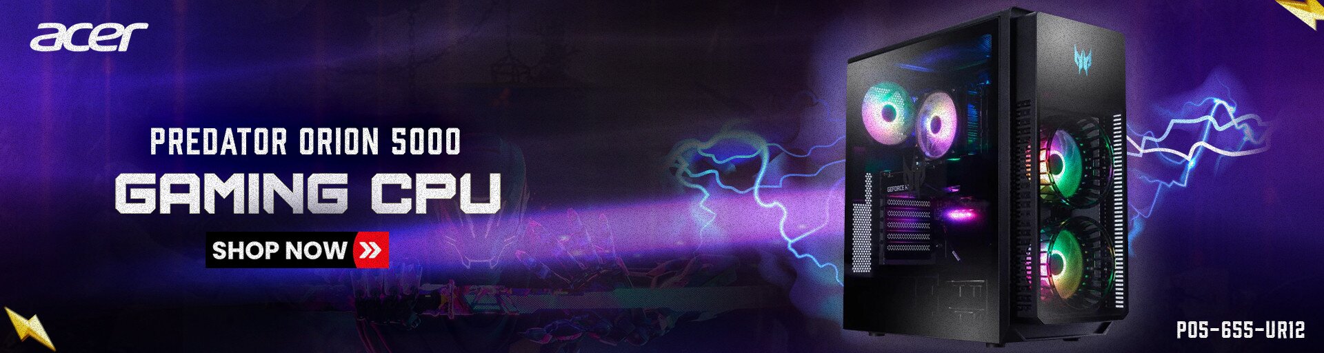 Acer Predator Orion 5000 Gaming Desktop - PO5-655-UR12