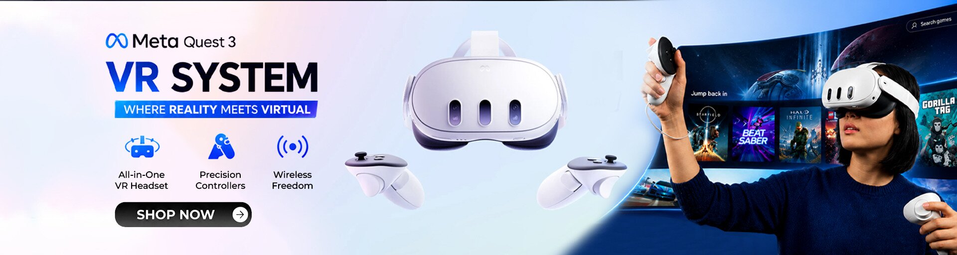 Meta Quest 3 Mixed Reality Headset