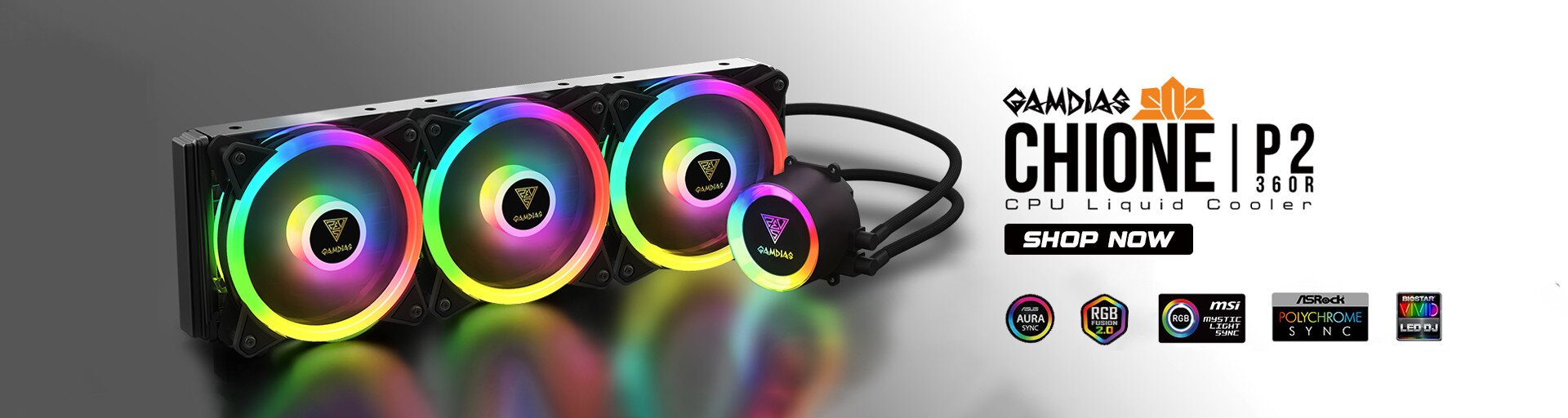 Gamdias Chione P2-360R ARGB AIO Liquid Cooler