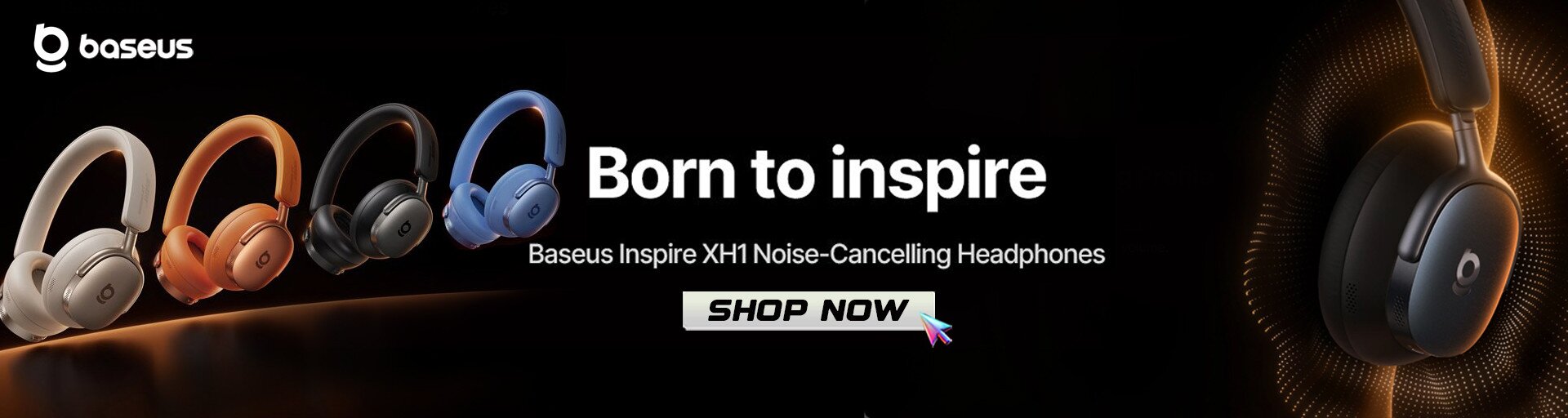 Baseus Inspire XH1 Wireless Noise-Cancelling Headphones